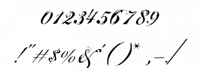 Porcelain Font OTHER CHARS