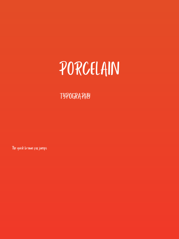 Porcelain Poster