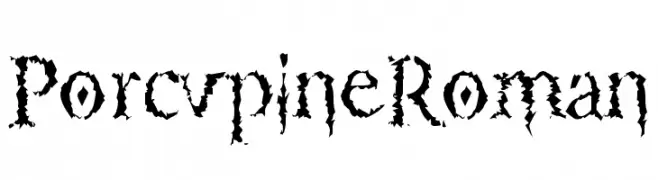 PorcupineRoman  Descarca Fonturi Gratis
