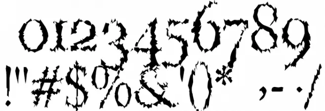 PorcupineRoman Font OTHER CHARS