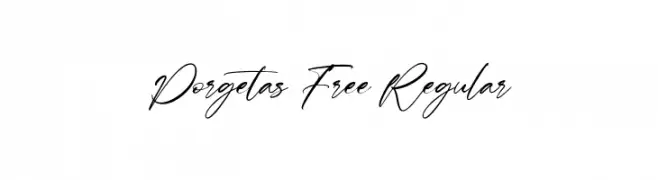 Porgetas Free Regular Font