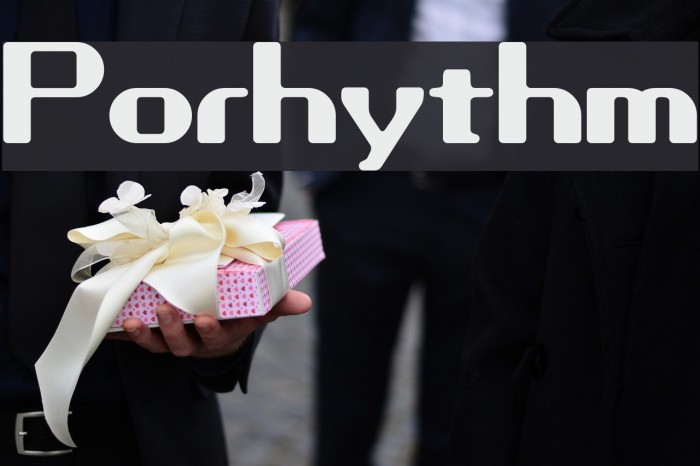 Porhythm Font examples