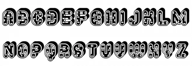 Pork Fancy Regular Schriftart Groß