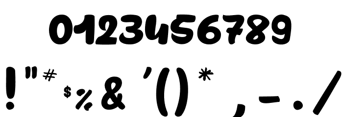 Porko_PersonalUseOnly Font OTHER CHARS