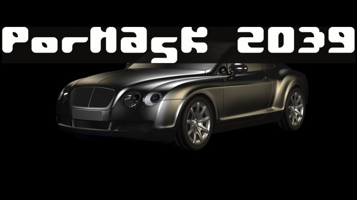 Pormask 2039 Font examples