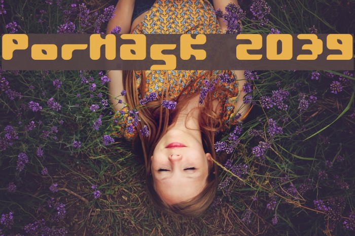 Pormask 2039 Font examples