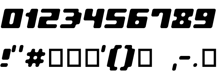 Pormask Remix Font OTHER CHARS