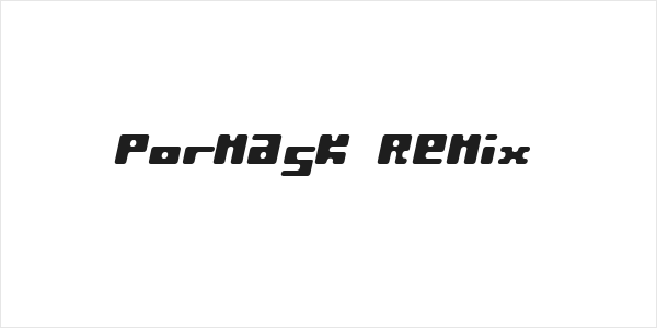 Pormask Remix Logo