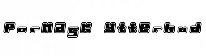 Pormask Ytterhud  Frei Schriftart Herunterladen