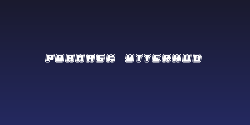 Pormask Ytterhud Social Header