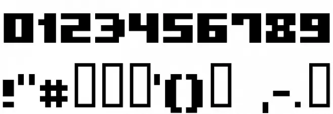 Pormask Font OTHER CHARS