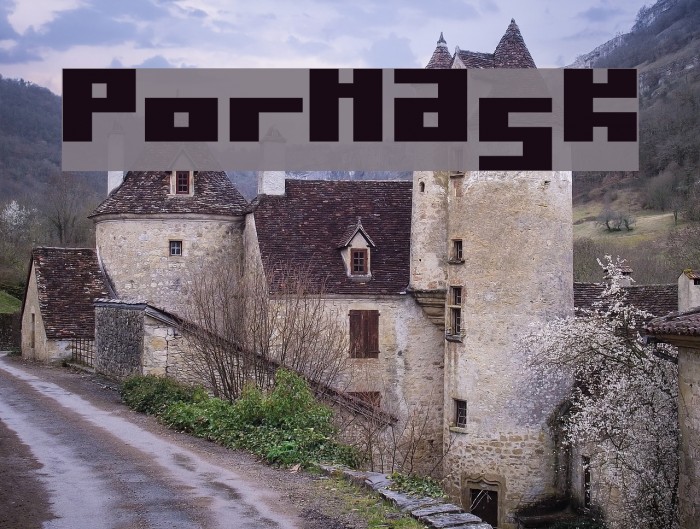 Pormask Font examples