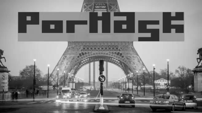 Pormask Font examples