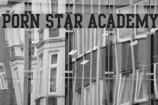 Porn Star Academy Schriftart examples