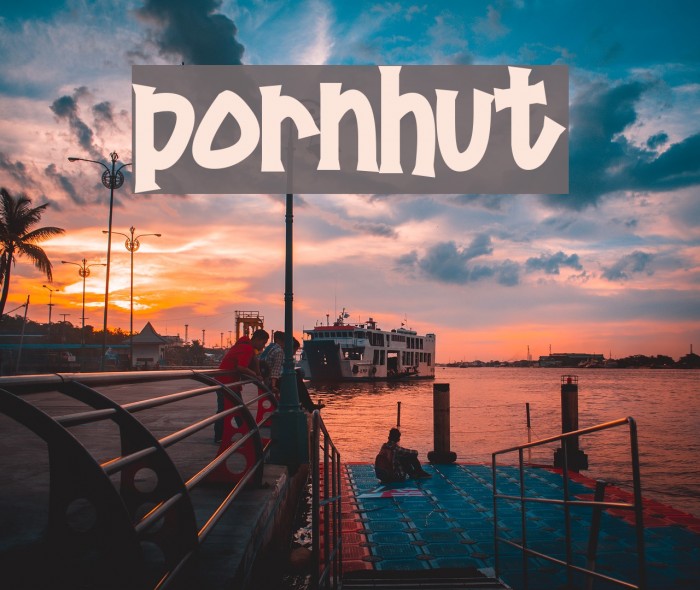 Pornhut Font examples