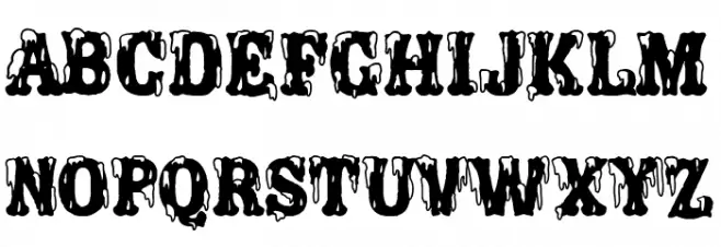 Porno Circus Font UPPERCASE