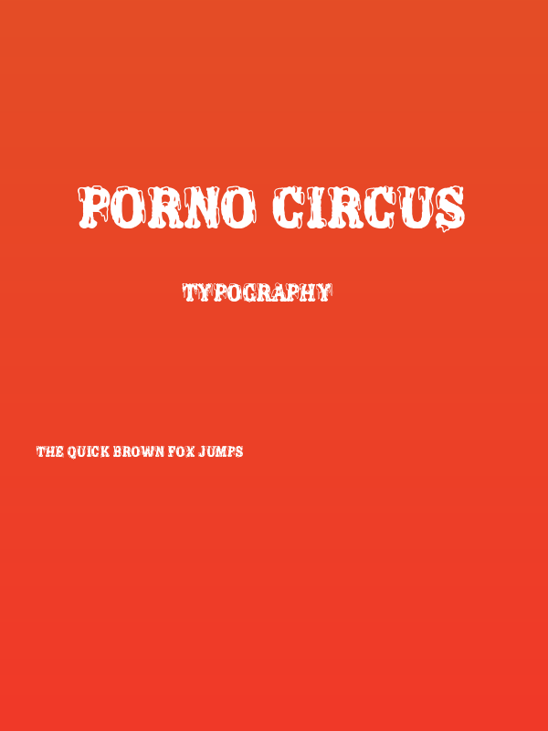 Porno Circus Poster