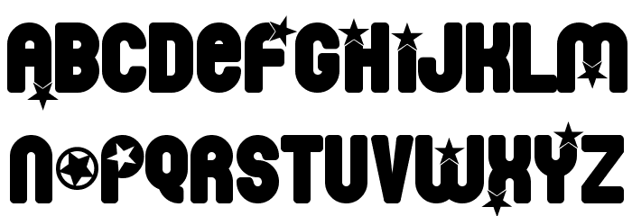 Pornstar Font LOWERCASE