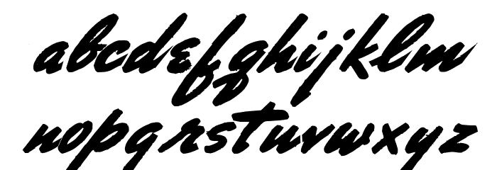 Porongo Font LOWERCASE