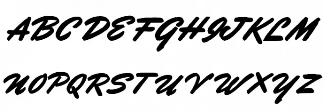 Porongo 字体 大写