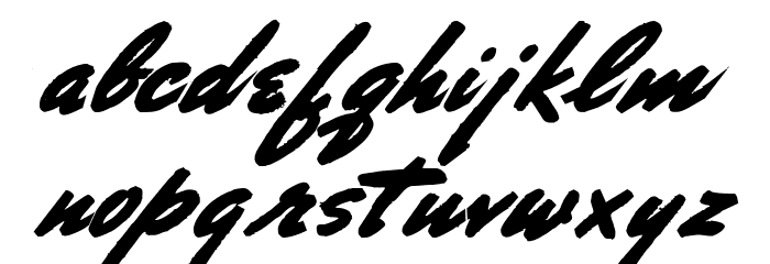 Porongo Font LOWERCASE