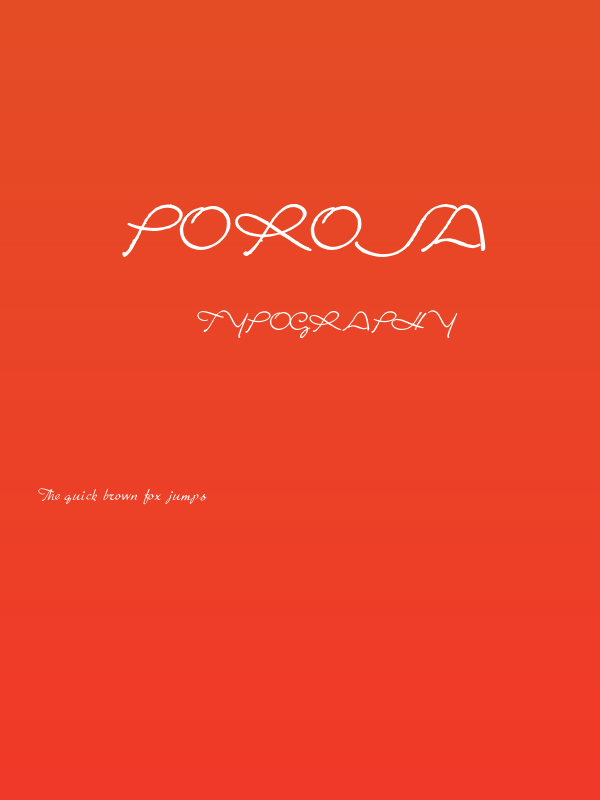 Porosa Poster