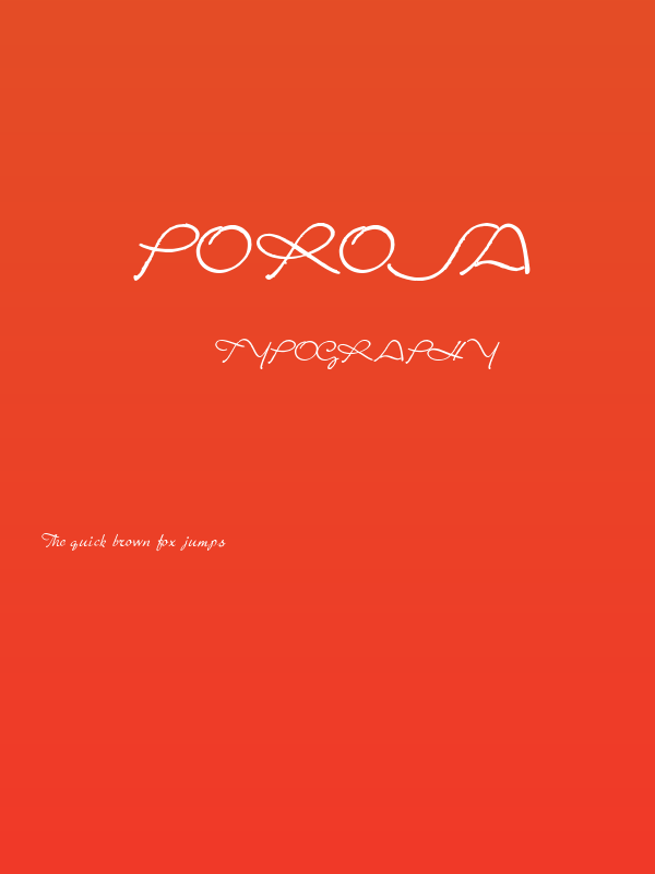Porosa Poster