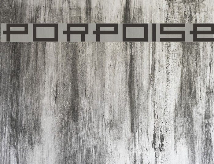 Porpoise Font examples