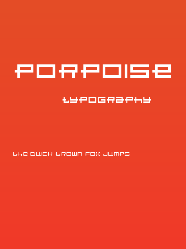 Porpoise Poster