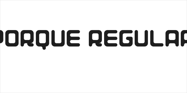 Porque Regular Logo