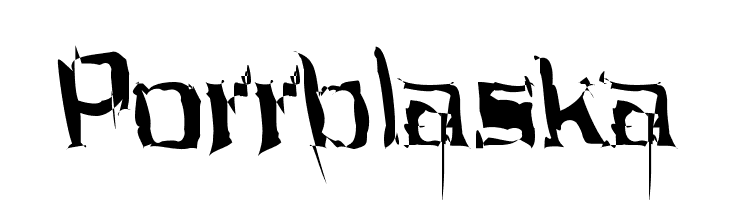 Porrblaska  Скачать бесплатные шрифты