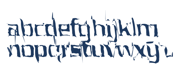 Porrblaska Lowercase