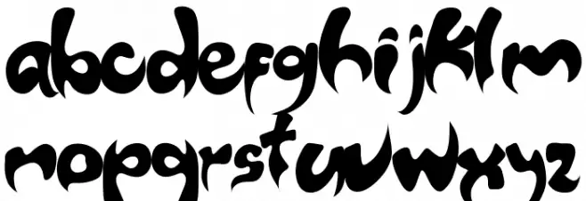 Porsche फ़ॉन्ट लोअरकेस