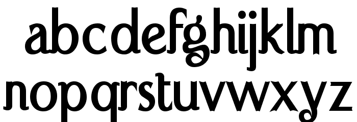 Port Credit Bold Schriftart Kleinbuchstaben