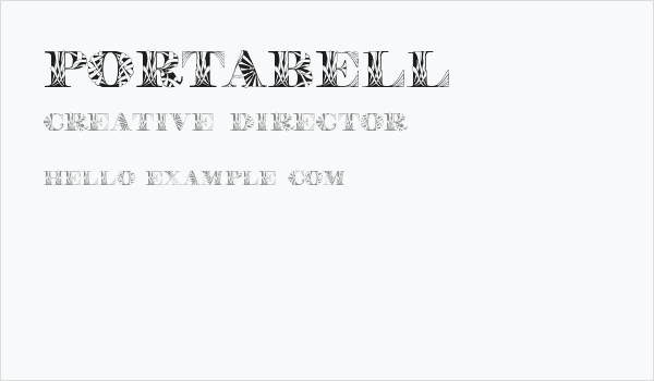 Portabell Business Card