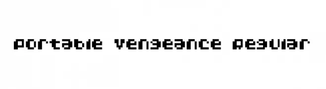 Portable Vengeance Regular  Frei Schriftart Herunterladen