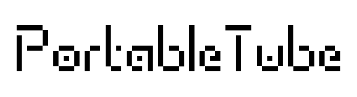 PortableTube  font caratteri gratis