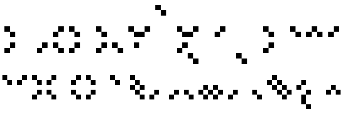 PortableTubeAlia Schriftart Kleinbuchstaben