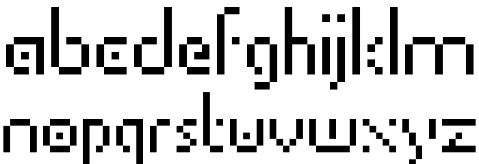 PortableTube Font LOWERCASE