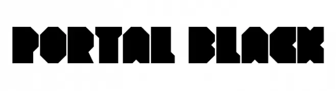 Portal Black  Frei Schriftart Herunterladen