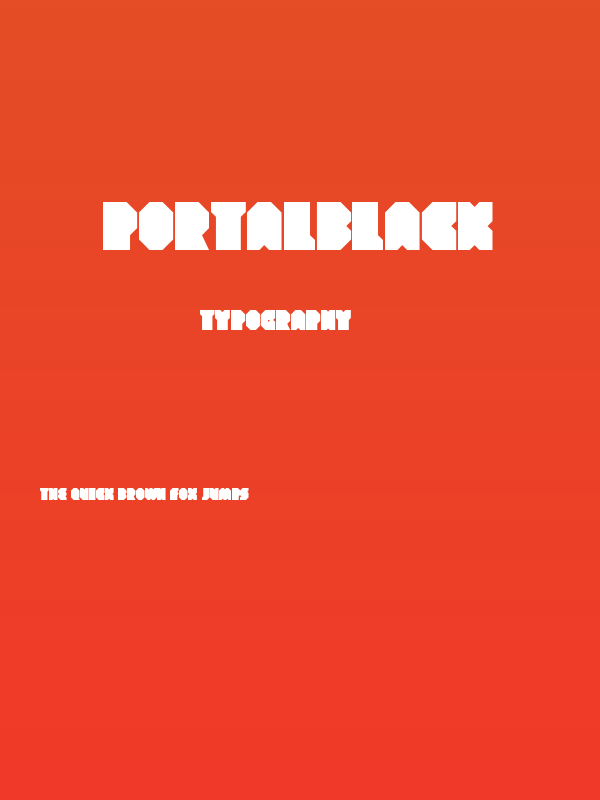PortalBlack Poster