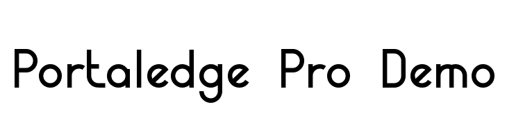 Portaledge Pro Demo  नि: शुल्क फ़ॉन्ट्स डाउनलोड