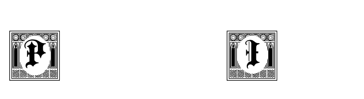 Portculliard Initials  Frei Schriftart Herunterladen