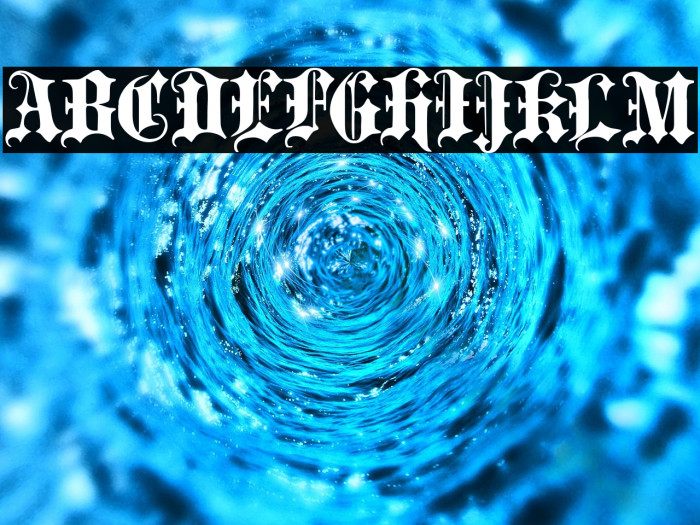 Portcullion Font examples