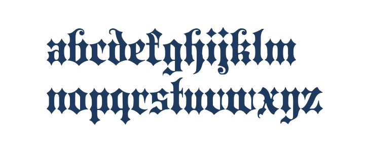 Portcullion Lowercase