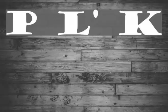 Porter Lil' Kaps Font examples