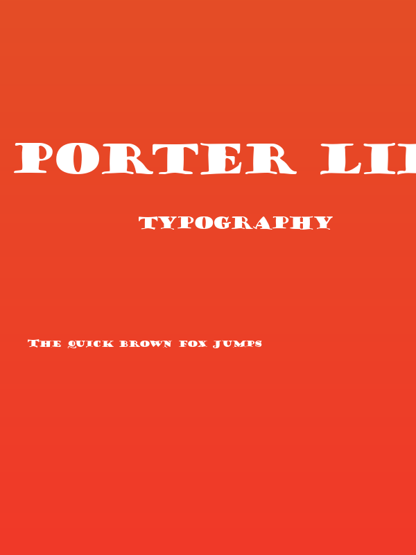 Porter Lil' Kaps Poster