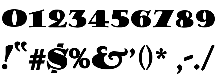 Porter Regular Font OTHER CHARS