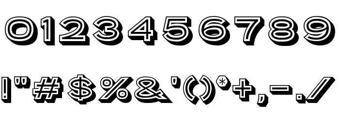 Porter Sans Block Regular Font OTHER CHARS