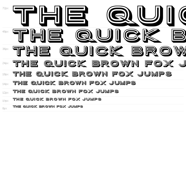 Porter Sans Block Regular Waterfall